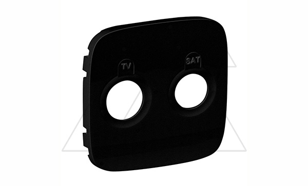 Valena Allure - Лицевая панель для розеток TV-SAT, антрацит