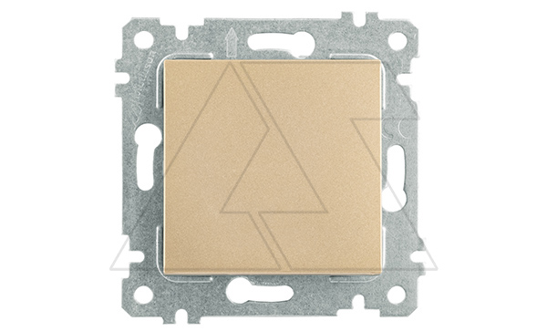 Rita - Выключатель, пруж. зажимы, золото доре