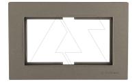 Rita - Рамка двойной розетки, дымчатый