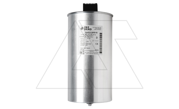 Конденсатор CSADG-0,44/40-HD, трехфазный, 40kVAr(440VAC), 33,1kVAr(400VAC), MKP заполненный газом, клеммник S=25mm², тяжелый режим, IP20