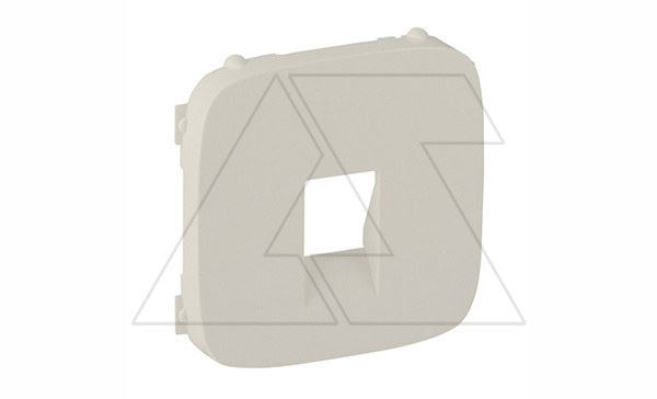 Valena Allure - Лицевая панель для аудиорозетки с пружинными зажимами одиночной, слоновая кость