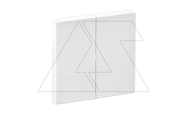 Valena Life - Лицевая панель для двухклавишного выключателя, белая