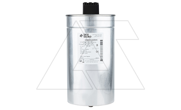 Конденсатор CSADG-0,44/36N, трехфазный, 36kVAr(440VAC), 30kVAr(400VAC), MKP заполненный газом, S=25mm², нормальный режим, IP20