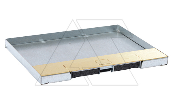 Крышка под покрытие до 15mm для коробки 12/18M, латунь