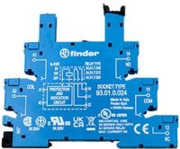 Розетка 93.01.0.024 с пластиковым удерживающим зажимом для реле 34.51