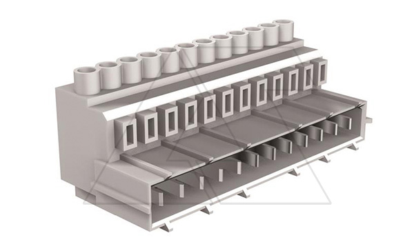Разъем внутренний 12-контактный штепсельный для основания-цоколя втычного XT2 XT4 и XT5, "розетка" max 250VAC/DC