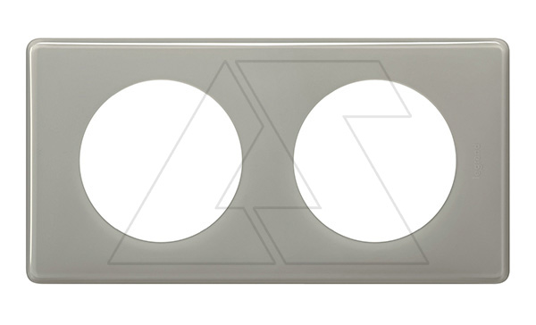 Celiane - Рамка 2 поста серый глянец