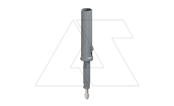 Тестовый адаптер TP4 для тестовых вилок DIA 4мм, 16А, 1000В, темно-серый