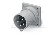 Разъем пром. силовой CEE встраиваемый, штекер, 16A, 3P+N+E 6h, 346_415VAC 50/60Hz, уст. 75x75mm, IP44/IP54, серия OPTIMA от интернет-магазина amperkin.by