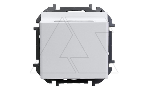 Inspiria - Выключатель карточный с подсветкой (белый)