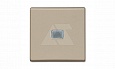 Basic 55 - Выключатель с подсветкой (шампань) от интернет-магазина amperkin.by
