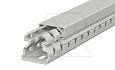 Перфокороб LKV 25025, органайзер для шкафов, 25 x 25 мм (глубина х ширина крышки), L=2000мм, RAL 7030 серый от интернет-магазина amperkin.by
