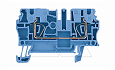 Клемма пружинная ZDU 2.5 BL на 2 присоед., синяя, 24А, 800В от интернет-магазина amperkin.by