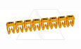 Маркер CAB3 d=1.5-2.5mm - "4" (желтый) упак.1200 шт от интернет-магазина amperkin.by