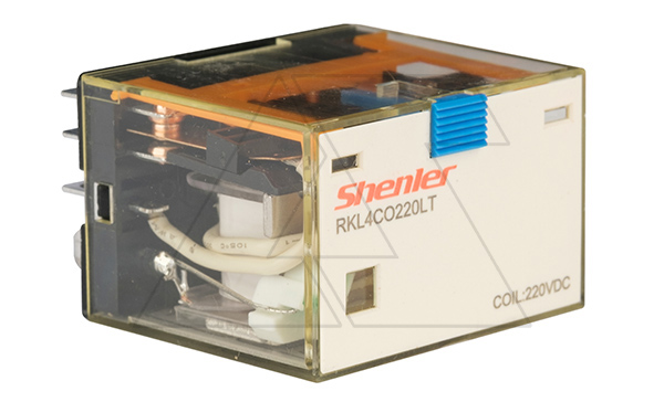 Реле RKL4CO220LT, 4CO, 10A(250VAC/30VDC), 220VDC, мех. индикация, тест-кнопка с блокировкой, LED