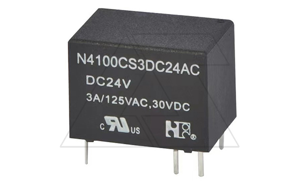 Реле N4100CHS3DC24AC, 1CO, 3A(125VAC/30VDC), 24VDC, Ag, для печатных плат, IP67