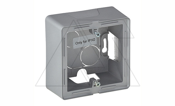 Valena Life - Коробка для накладного монтажа 1пост, алюминий