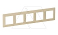 Valena Life - Рамка 5 постов верт/гориз, слоновая кость от интернет-магазина amperkin.by