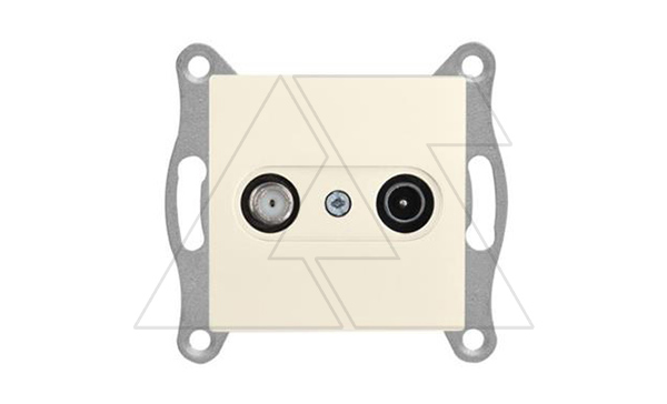 21 - Розетка TV-SAT, оконечная, сл.кость