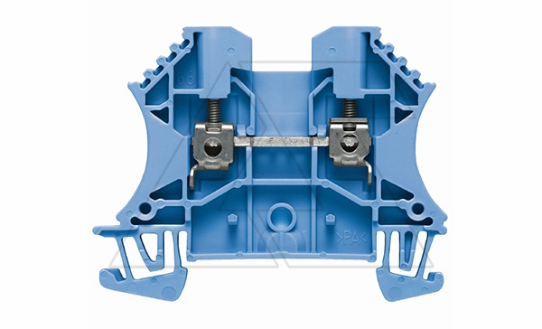 Клемма WDU 2,5 BL для нейтрали, синяя, 24А, 800В