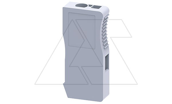 Клемма проходная CX2.5SN /5x18mm, пружинная, штекерный отвод, 2 присоед., 2,5(max 4)mm2, 24A, 500V, серая