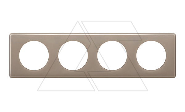 Celiane - Рамка 4 поста кофейный глянец