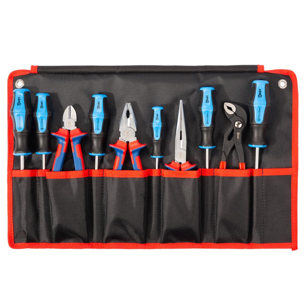 Набор слесарно-монтажного инструмента, 10 предметов НИС-06 (КВТ)