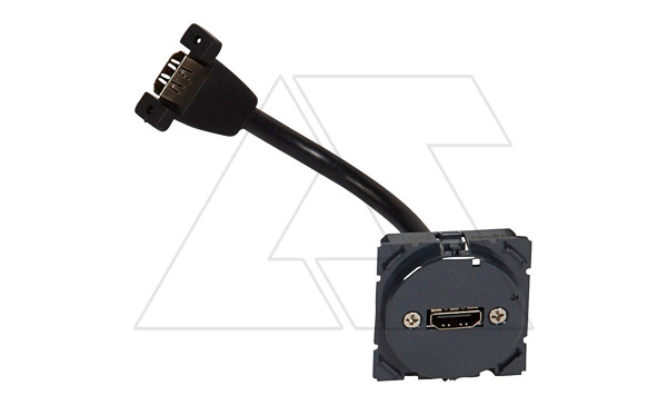 Celiane - Розетка HDMI c кабелем 15sm с разъемом для подключения, без лицевой панели