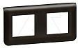 Mosaic - Рамка 2х2М, горизонтальная, матовый черный (суппорт 80252 или 2х80251) от интернет-магазина amperkin.by