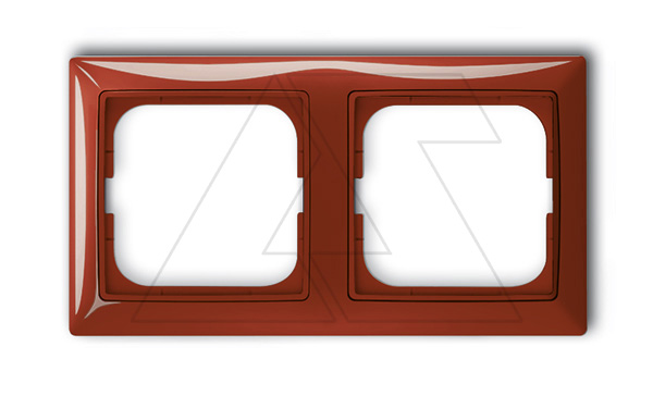 Basic 55 - Рамка на 2 поста (красный, блистер)