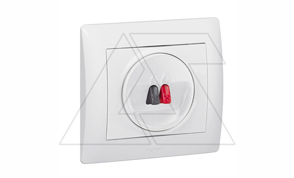 Galea Life - Обрамление для розетки аккустической, White