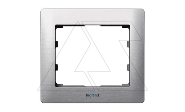 Galea Life - Рамка Metallic на 1 пост, Brushed Aluminium