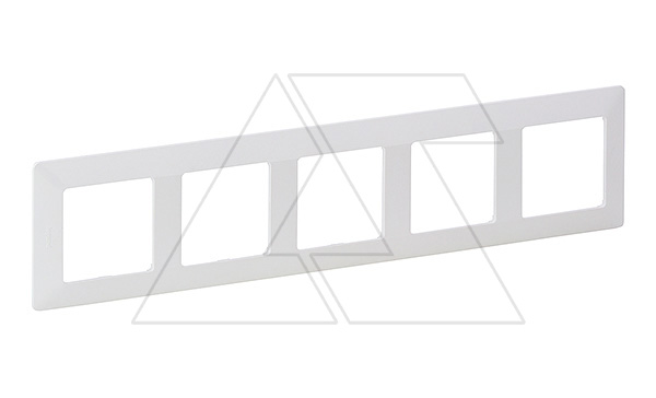 Valena Life - Рамка 5 постов верт/гориз, белая