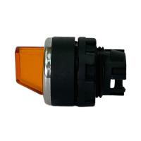 B-SL31-Y-IP50 Головка переключателя пластиковая (2-0-1) 60° желтая с фиксацией в 1 положении