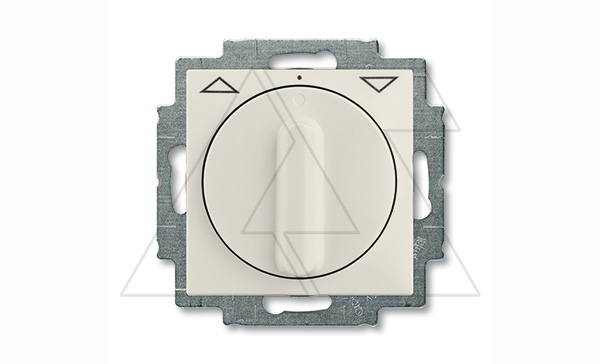 Basic 55 - Выключатель поворотный для управления рольставнями без фиксации (шале-белый)