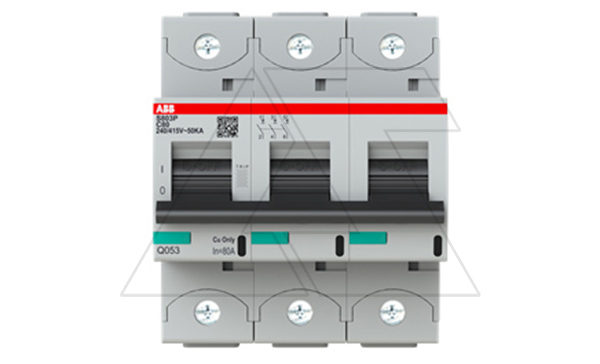 Авт. выключатель S803P-C80, 3P C 80A Icu=50kA 4.5M