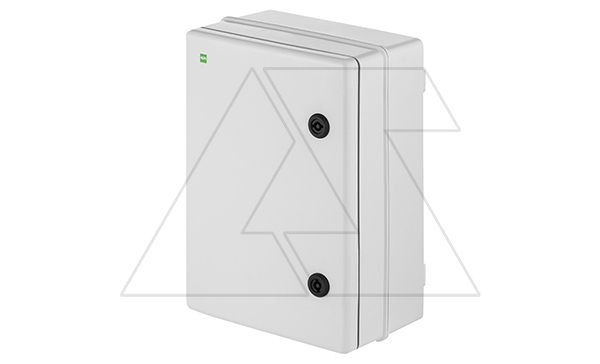 Щит пластиковый SR2, 252x352x162mm, с мет. монтажной платой 197x297x130mm, RAL7035, IK08, IP65