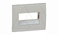 Galea Life - Обрамление для инф. и тел.розеток 2хRJ45 с держат.этикетки, Pearl от интернет-магазина amperkin.by