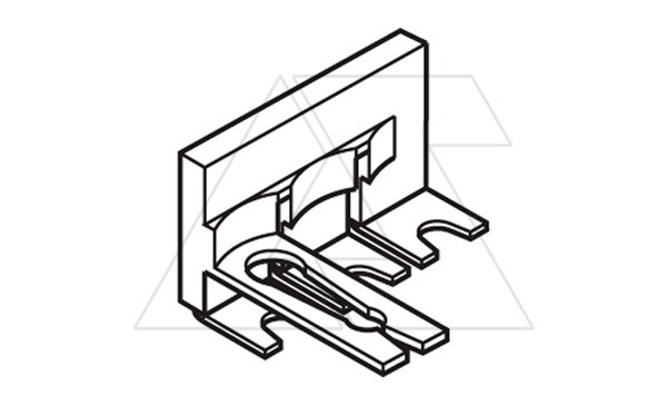 Скользящая перемычка PCS4 для клемм M6/8.ST.. на 4 контакта, IP21