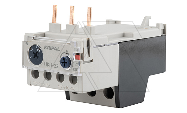 Реле тепловой перегрузки UKH-22, It=1_1.6A, 1NO+1NC, CLASS 10A, прямой монтаж для UKC(D)-9_25
