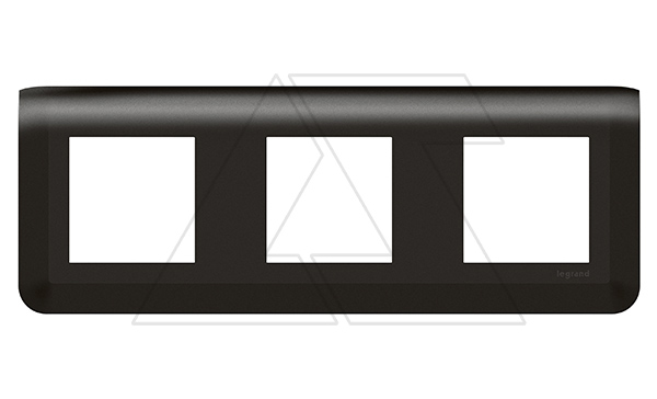 Mosaic - Рамка 3х2М, горизонтальная, матовый черный (суппорт 80253 или 3х80251)