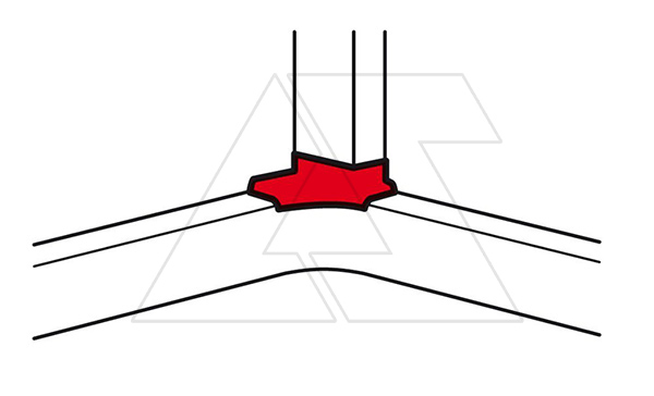 DLP - Отвод угловой для кабель-канала 50х105(применяется вместе с вн. углом 10602)