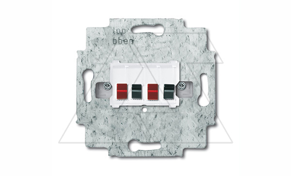 Basic 55 - Розетка для динамиков на 4 клеммы (лицевая накладка заказывается отдельно)