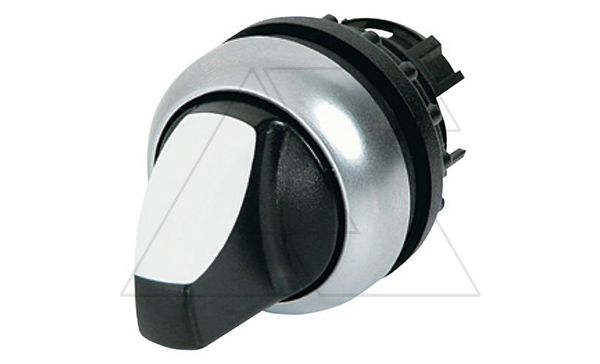 Переключатель 0-I (40o, возвр.) с белой рукояткой с подсв. Titan M22-WLK-W, IP66