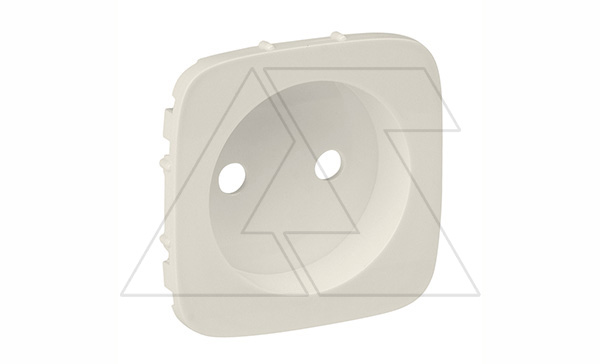 Valena Allure - Лицевая панель силовой розетки 2P, слоновая кость