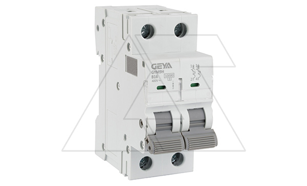 Авт. выключатель GYM9H-2P-16B, 2P, 16A, хар-ка B, 10kA, 2M