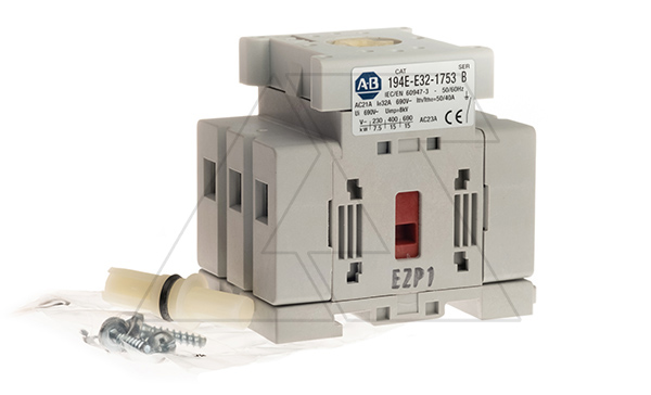 Выключатель нагрузки 32А, 3P, монтаж на перегородку, без рукоятки