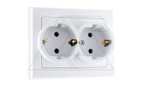 JOWISZ - Розетка 2x2P+E, белый