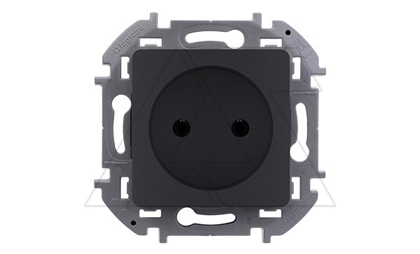 Inspiria - Розетка 2P 10/16A (антрацит)