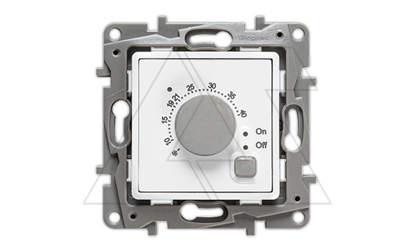Etika - Термостат для теплых полов с внешним датчиком (белый)